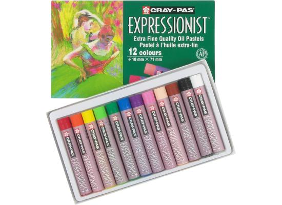 Cray-Pas Expressionist Oil Pastel Set 12 Colors